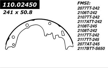 Drum Brake Shoe CE 112.02450