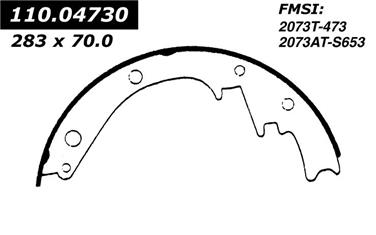 1996 GMC Savana 1500 Drum Brake Shoe CE 112.04730