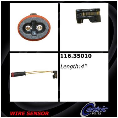 2011 Volkswagen Crafter Disc Brake Pad Wear Sensor CE 116.35010