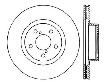 Disc Brake Rotor CE 120.47012CRY