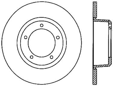 Disc Brake Rotor CE 121.22000