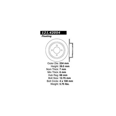 Disc Brake Rotor CE 121.42054