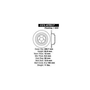 Disc Brake Rotor CE 121.47017