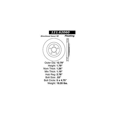 Disc Brake Rotor CE 121.62060