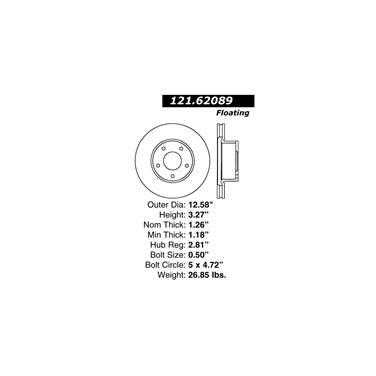 Disc Brake Rotor CE 121.62089