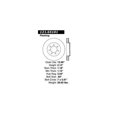 Disc Brake Rotor CE 121.65101