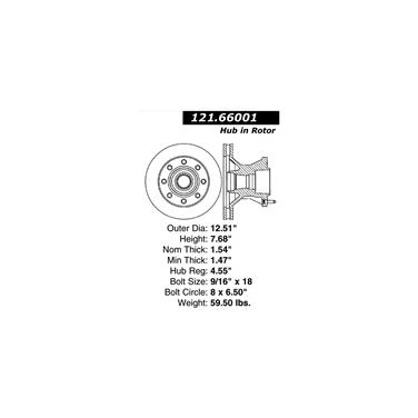 Disc Brake Rotor CE 121.66001