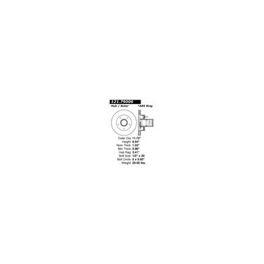 Disc Brake Rotor CE 121.79006