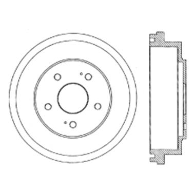 2003 Honda Accord Brake Drum CE 122.40012