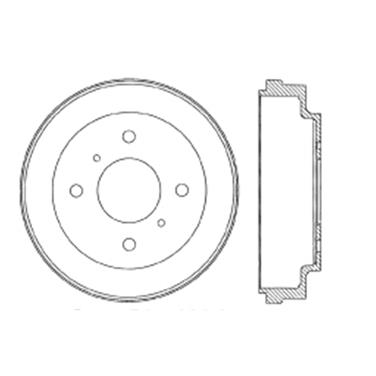 2005 Nissan Sentra Brake Drum CE 122.42026