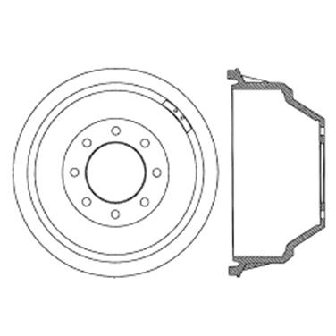 Brake Drum CE 122.66029