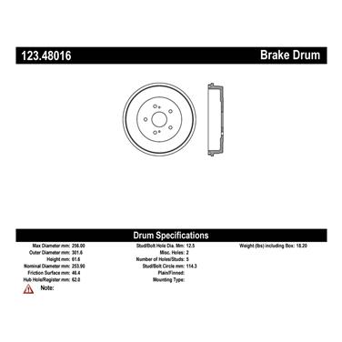 Brake Drum CE 123.48016