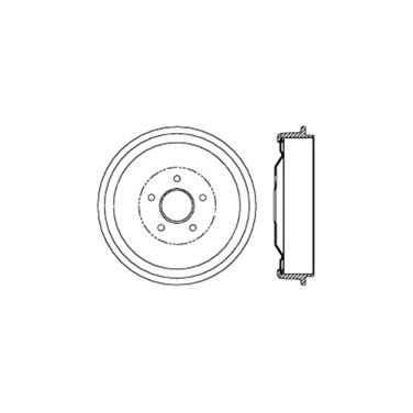 Brake Drum CE 123.63044