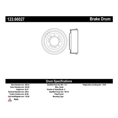 Brake Drum CE 123.66027