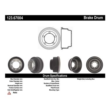 Brake Drum CE 123.67004