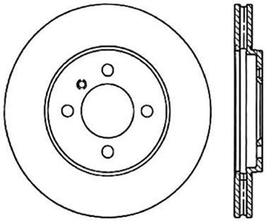 Disc Brake Rotor CE 125.34018CRY