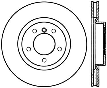 Disc Brake Rotor CE 125.34038CRY