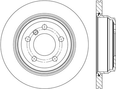 Disc Brake Rotor CE 125.34150