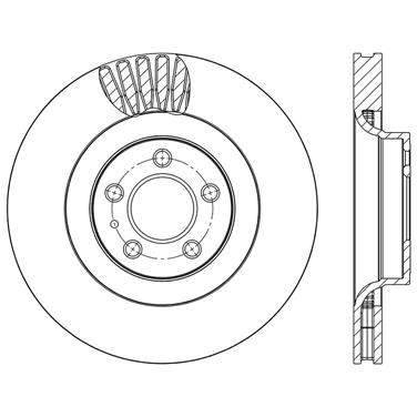 Disc Brake Rotor CE 125.61114