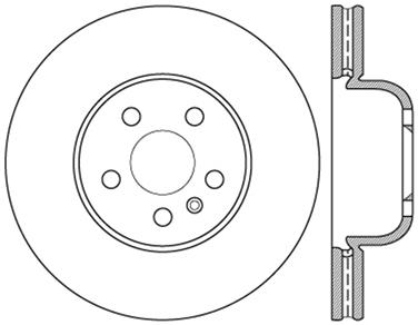 Disc Brake Rotor CE 127.34104