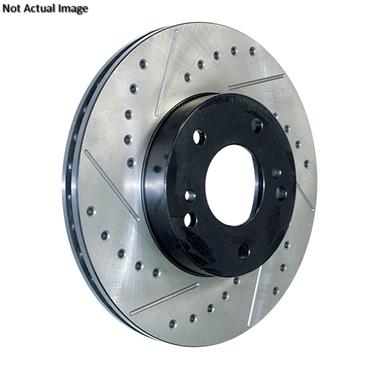 StopTech 227.65053R Select Sport Drilled and Slotted Brake Rotor; Front Right StopTech 227.65053R Select Sport Drilled and Slotted Brake Rotor; Front Right
