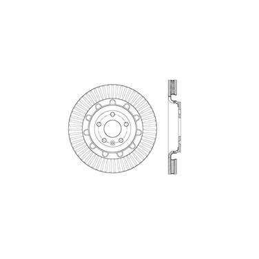 Disc Brake Rotor CE 127.65136R