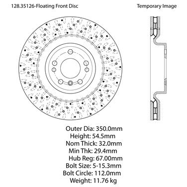 Disc Brake Rotor CE 128.35126