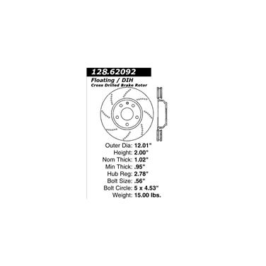 Disc Brake Rotor CE 128.62092