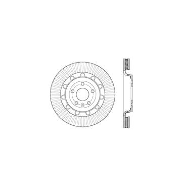 Disc Brake Rotor CE 128.65136R