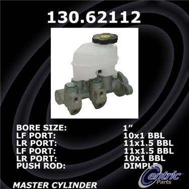 2004 Chevrolet Impala Brake Master Cylinder CE 131.62112