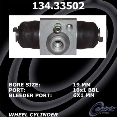 2010 Volkswagen SportVan Drum Brake Wheel Cylinder CE 134.33502