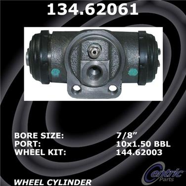 2001 Chevrolet Malibu Drum Brake Wheel Cylinder CE 134.62061