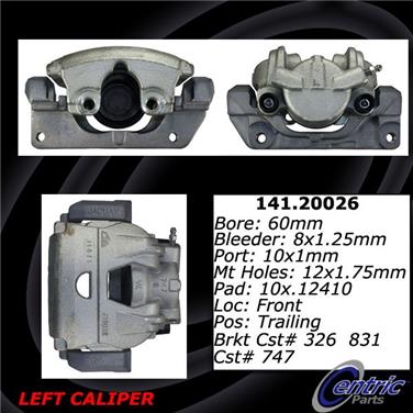 Disc Brake Caliper CE 141.20026