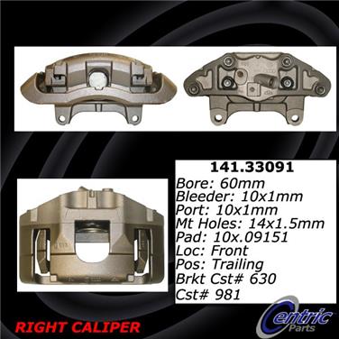 Disc Brake Caliper CE 141.33091