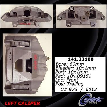 2010 Audi A6 Disc Brake Caliper CE 141.33100