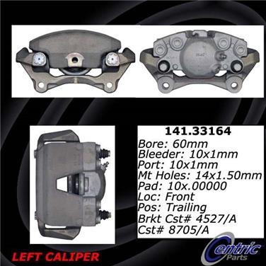 2011 Audi Q5 Disc Brake Caliper CE 141.33163