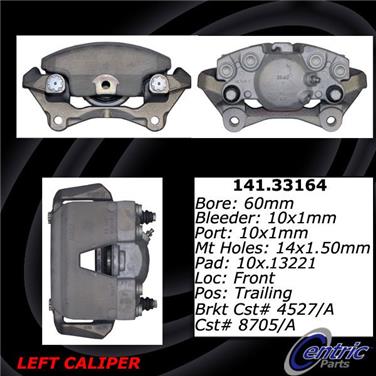 2012 Audi Q5 Disc Brake Caliper CE 141.33164