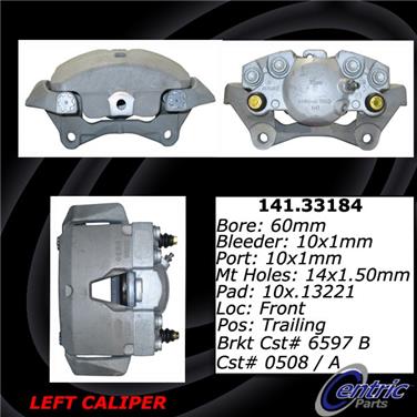 2013 Audi A6 Quattro Disc Brake Caliper CE 141.33184