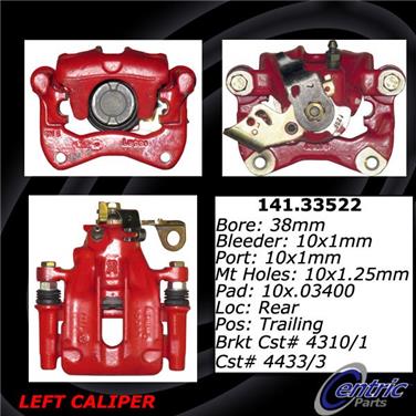 Disc Brake Caliper CE 141.33522