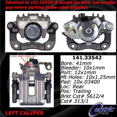 Disc Brake Caliper CE 141.33542