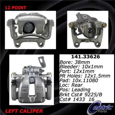 Disc Brake Caliper CE 141.33626