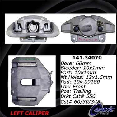 2004 BMW 545i Disc Brake Caliper CE 141.34070