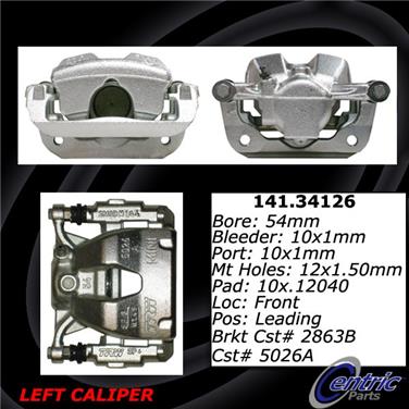 Disc Brake Caliper CE 141.34126