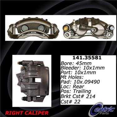 Disc Brake Caliper CE 141.35581