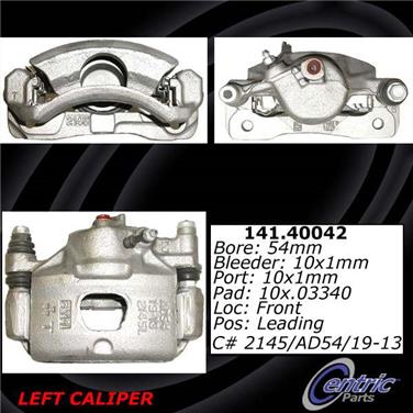 1987 Honda Accord Disc Brake Caliper CE 141.40041