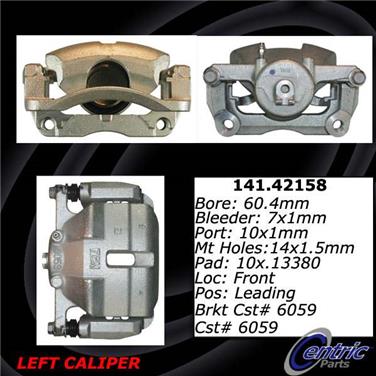 2008 Nissan X-Trail Disc Brake Caliper CE 141.42157