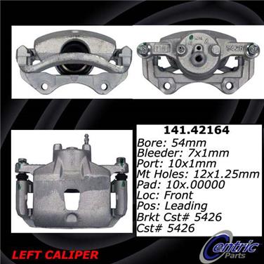 2007 Nissan Tiida Disc Brake Caliper CE 141.42163