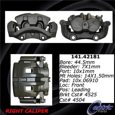 Disc Brake Caliper CE 141.42181