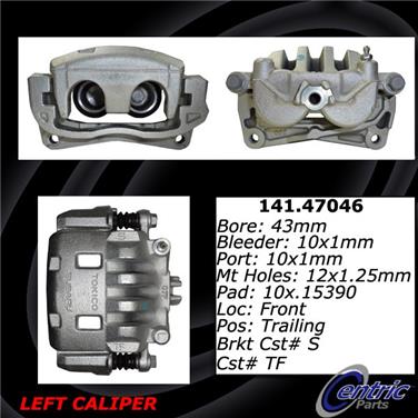 Disc Brake Caliper CE 141.47046