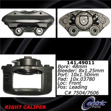 1993 Pontiac LeMans Disc Brake Caliper CE 141.49011